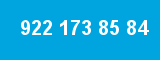 922 173 85 84 922 173 85 84